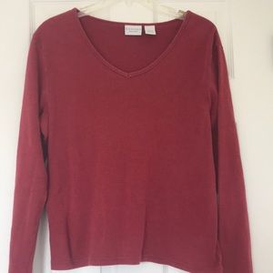 😍Sonoma Life+style V-Neck Long Sleeve😍